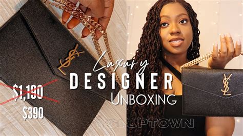 ysl bag hack|YSL UPTOWN POUCH UNBOXING + Hack .